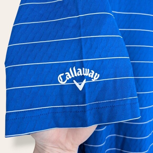 Callaway Opti-Dri Blue Polo Shirt - Picture 3 of 6